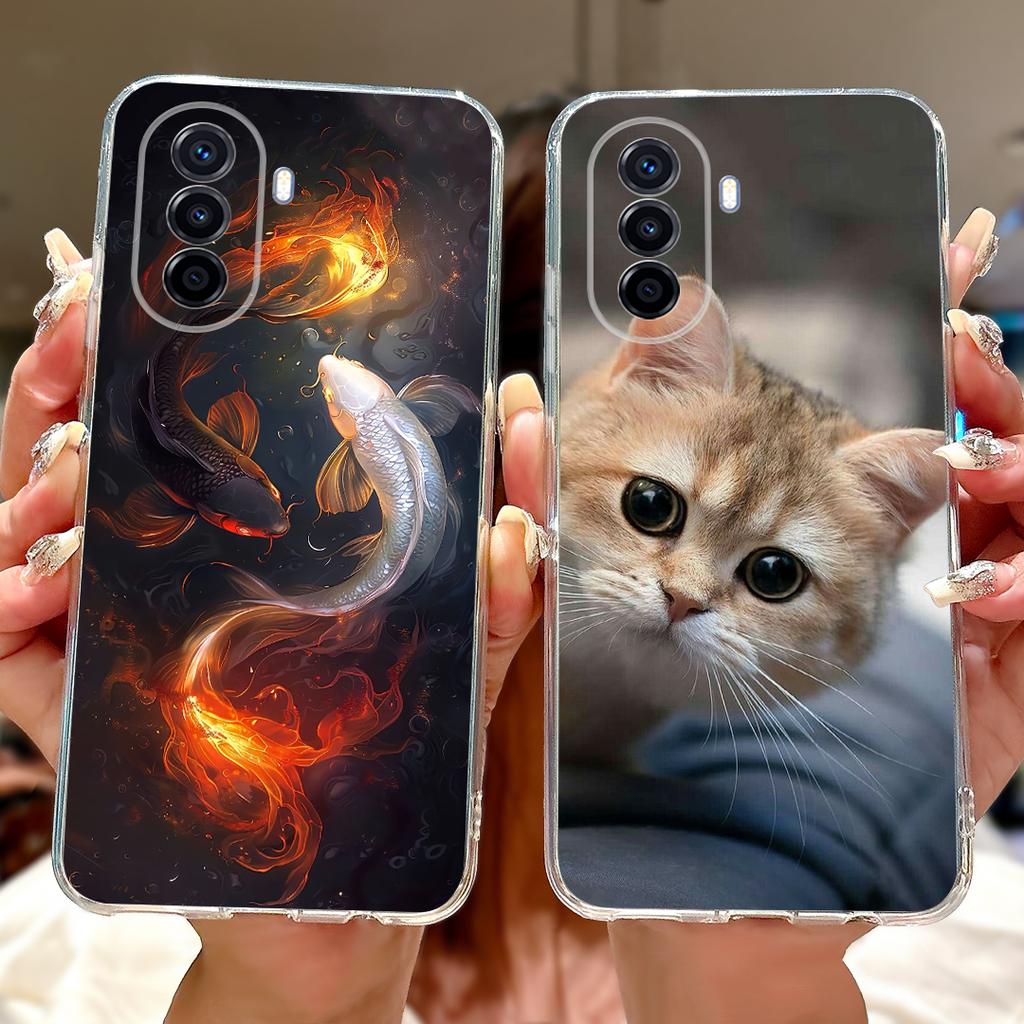 Für Huawei Nova Y70 Plus Hülle NovaY70 MGA-LX9 MGA-LX3 Neue Luxus Bemalte Abdeckung Weiche Silikonhülle Für Huawei Nova Y70 Plus Schale