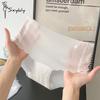 Summer Ice Silk Seamless Thin Mid-waist Ultra-thin Large Size Underwear Breathable Hip-covering Quick-drying Briefs