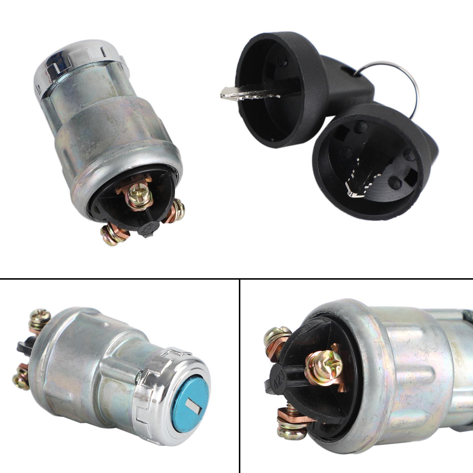 

Universal Ignition Switch For Jk423 Flush Mount 12V 2Key 3 Position Off On Start