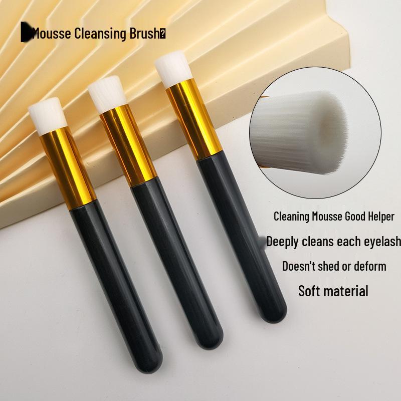 Angled Nose Shadow & Eyelash Cleaning Brush - Blackhead Remover, Makeup & Beauty Tool