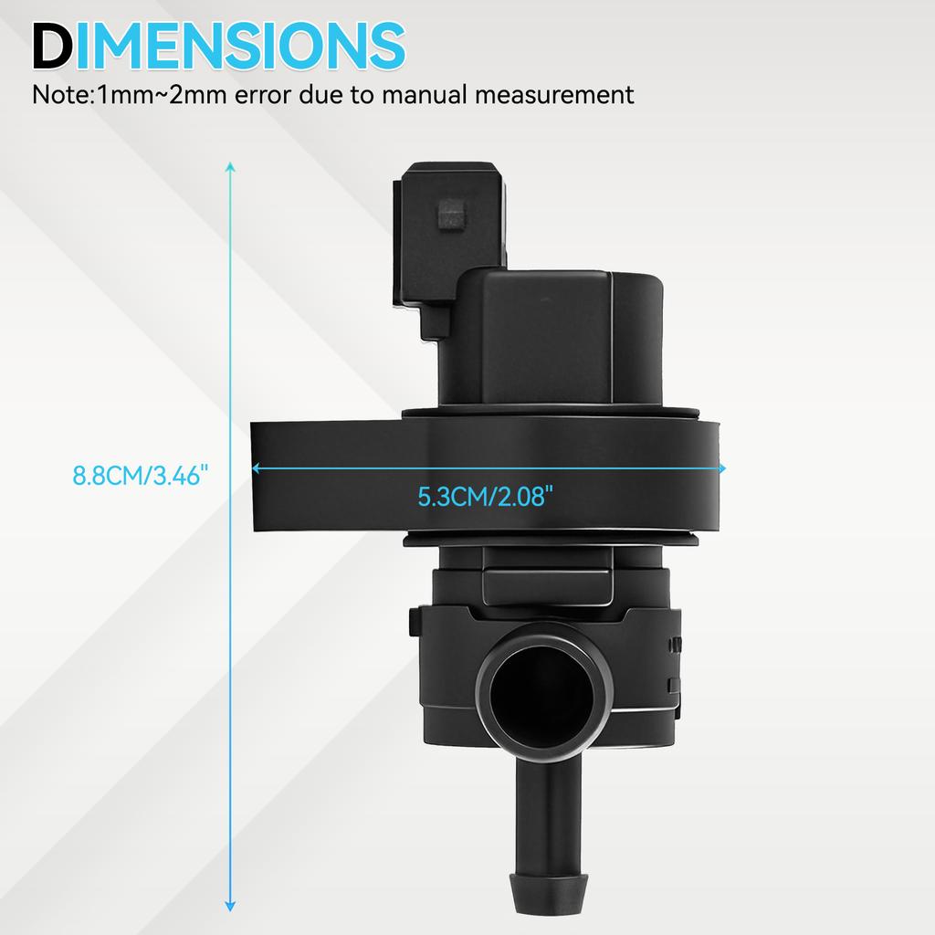 Fuel Tank Vapor Canister Purge Solenoid Valve 13901433603 for BMW 3 5 7 Series X5 Z3 Z4 E36 E46 E39 E38 E65 E66 E53 E85 1433603