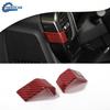 2x Center Console Side Air Vent Cover Decor Trim For Ford F150 Red Carbon Fiber