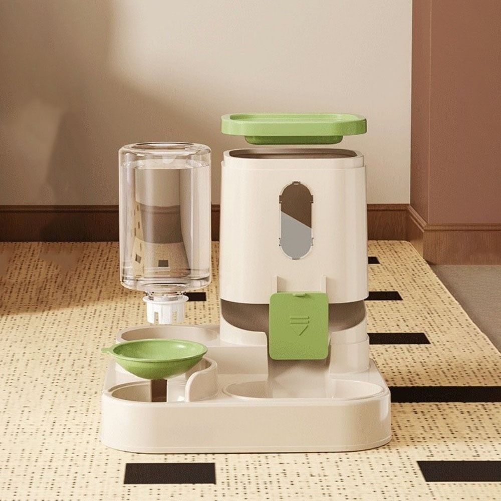 Dry Wet Separation Automatic Cat Water Feeder Integrated Cat Dog Food Bowl  for Water Feeding