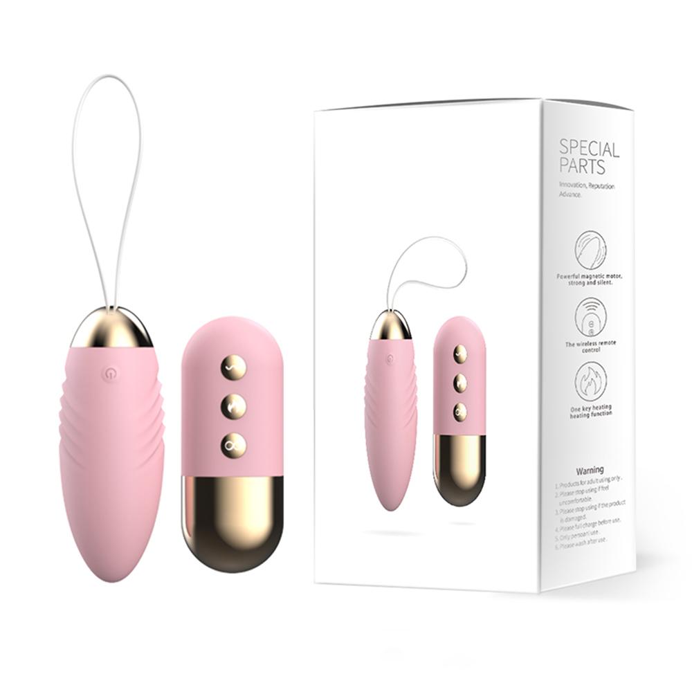 Wireless Remote Control Vibrating Egg Clitoris Stimulator Wearable Vibrating Jump Egg Heating Bullet Vibrator Sex Toys For Women