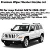 5303834AB Patriot Premium Wiper Washer Nozzles Fit for 2008-2017 Jeep Patriot MK74 Windshield Washer Fluid Jet Nozzle | Easy to tall | 2 Pack, Ref