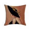 Character Linen Throw Pillow Cover Printed Car Sofa Bed Cushion Cushion Pillow Cover Home Furnishings