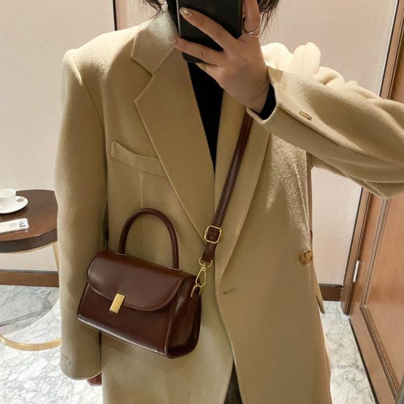 Women's Handbag Handbag Small Bag Ins Retro Niche Shoulder Crossbody Bag