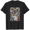 Anime Jojo Bizarre Adventure Steel Ball Run T-Shirts Herren Damen Lässig Baumwolle Kurze Ärmel Übergroße T-Shirts Streetwear
