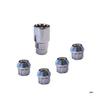 Carponit 4 Conical Anti-theft Nuts Model E - M12 X 1.25 - Chrome