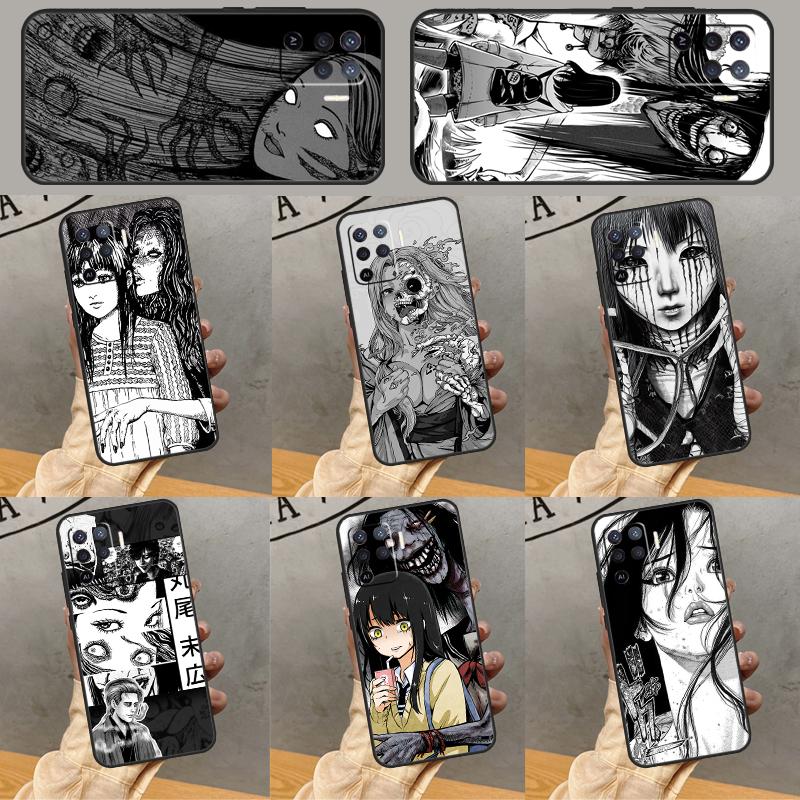 Horror Manga Stil Handyhülle Für Oppo A79 A18 A38 A58 A78 A98 A17 A40 A60 A80 A16 A76 A96 A15 A74 A94 A54 A77