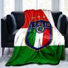 Italy Football Crest Blanket Suitable for Sofas, Beds, Offices, And Camping - Perfect Gift for Halloween Christmas