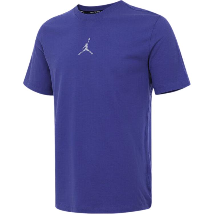 Jordan As M J Sprt Df Ss Crew Logo Round Neck Versatile Short Sleeve T-Shirt Men T-Shirts Purple HJ2398-543
