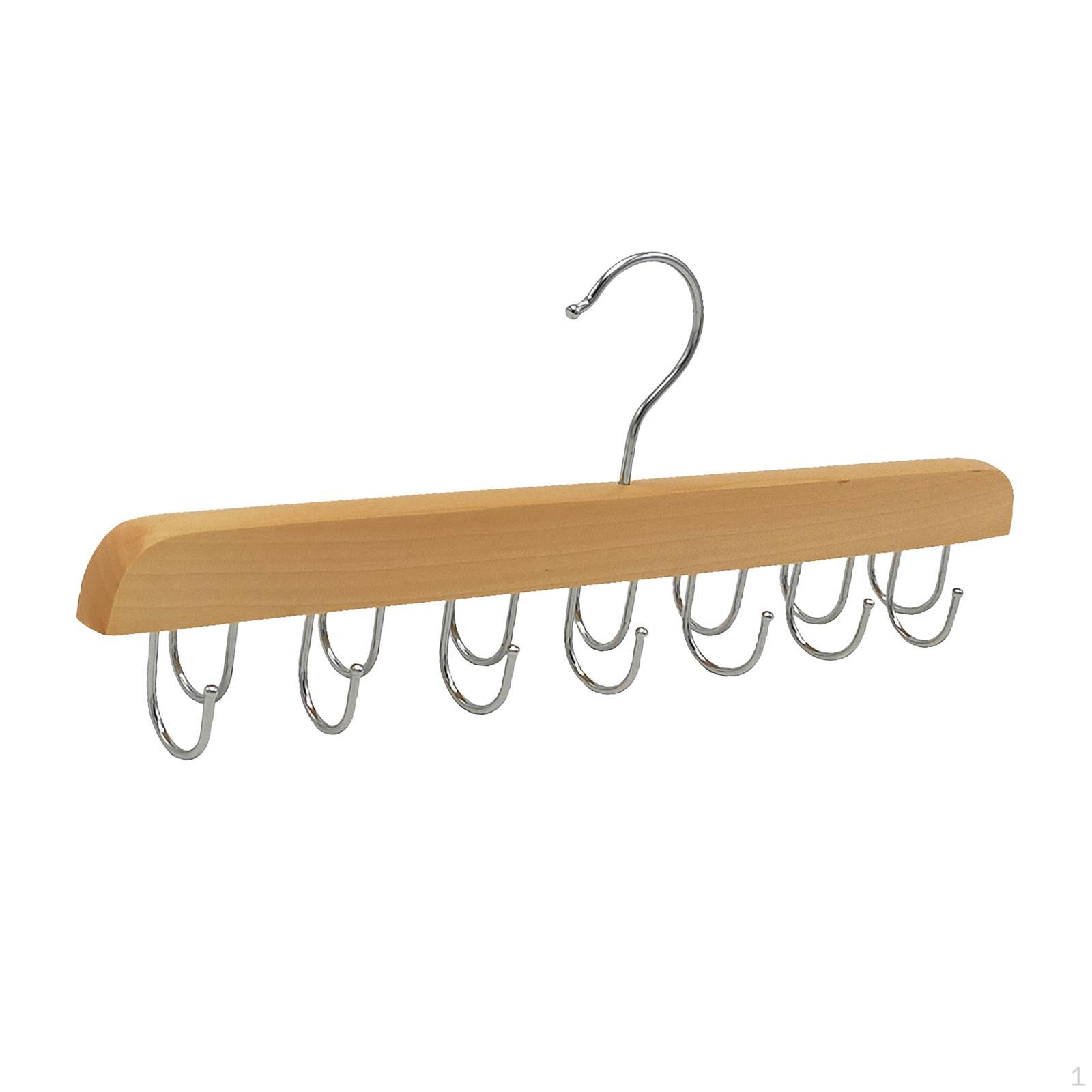 Bra And Tank Top Storage Solution with Swivel Hooks Brown 14 Hook 980₽