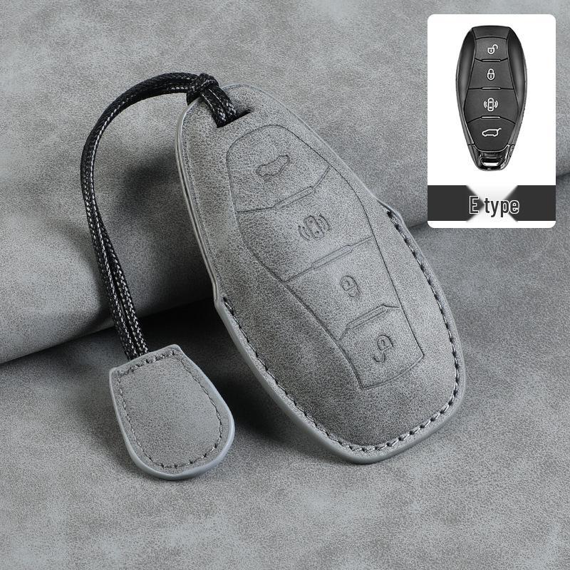

Compatible Hongqi Car Key Case (H6/HS5/H5/H9/EH7/HS3/HQ9) - Lambskin Interior Accessories for Men & Women