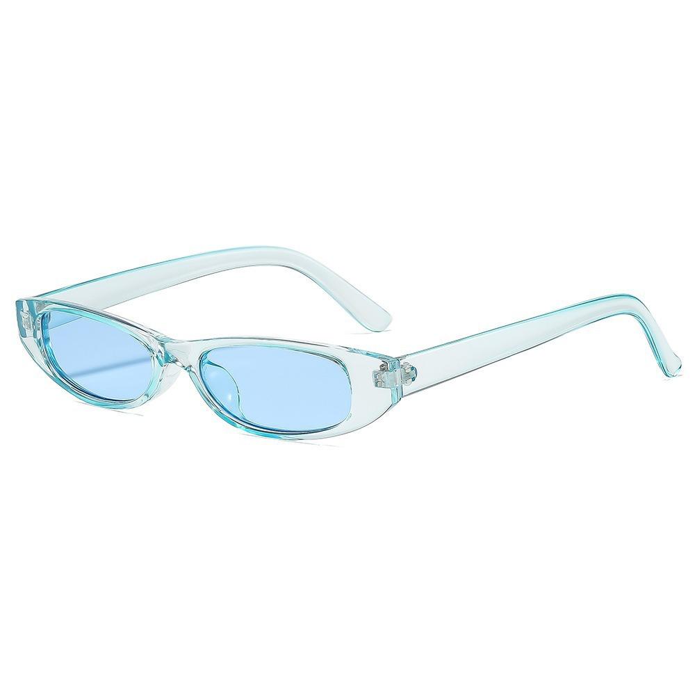 Vintage Small Frame Sunglasses For Men Women Niche Trendy Oval Candy Colored Glasses Fashion Outdoor Sunscreen Shades UV400