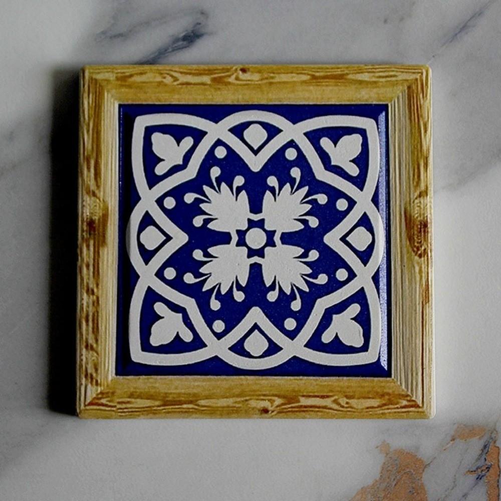 Square Bohemian Cup Coaster Floral Tile Desktop Decor Mat New Insulation Pad  Table Decoration Pads