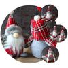 2 Pcs Old Man in The Ornament Plush Dolls Gnome Decor Girl Decorative Gift Christmas Cloth Lovely Elder