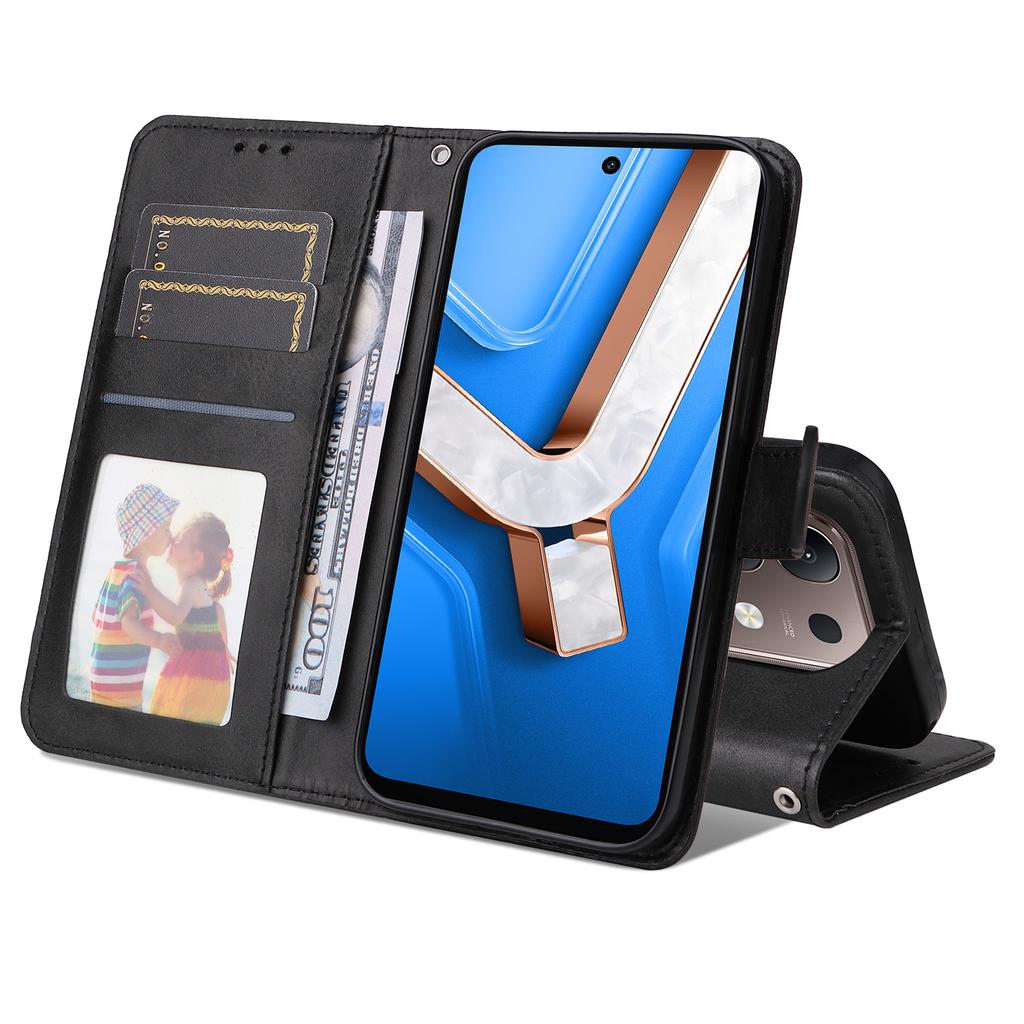 For vivo Y29 4G Case Wallet PU Leather Folio Flip Phone Cover