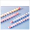 4pcs Sakura Gel Ink Pens Set Cherry Blossom Flower Print 0.5mm Ballpoint Black Color Ink Quick Dry Smooth Writing
