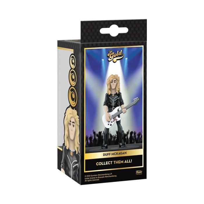 Figurine de collection - funko - duff - édition spéciale chase - couleur gold - licence guns n' roses