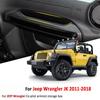 For Jeep Wrangler JK 2011-2018 Car Passenger Storage Tray Organizer Grab Handle Accessory Box Door Interior Accessories