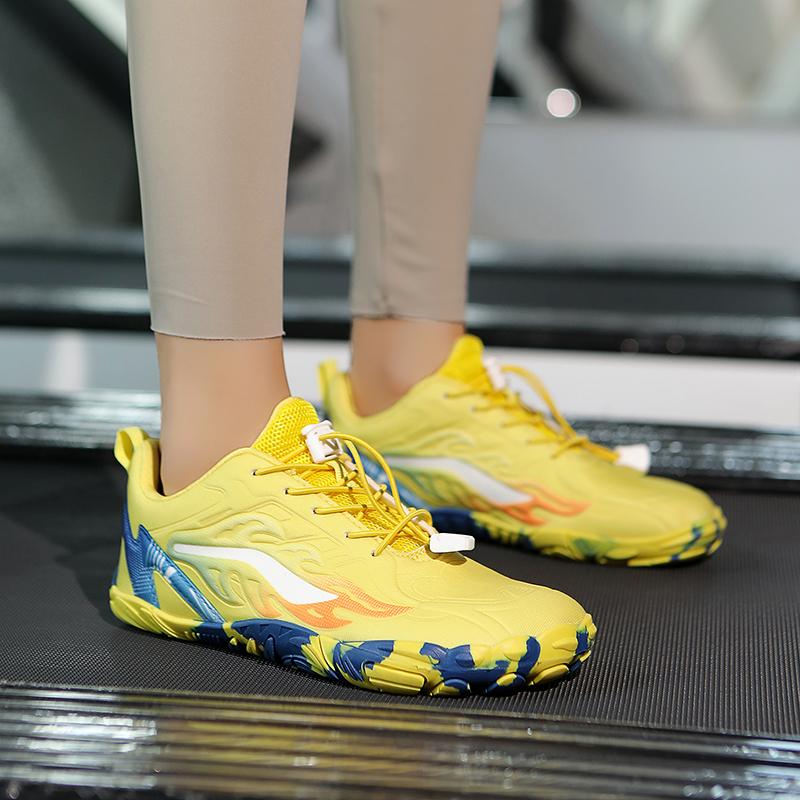 Women Anti-slip Trainers Men's Cross-training Shoes Elastic Gym Fitness Sports Shoes Outdoor Walking Trekking Hiking Sneakers