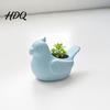 Modern Minimalist Planter Bird Shape Flowerpot Handheld Size Durable PLA Flower Pot Healing Style Home Decor 3D Printed Creative Planter for Office