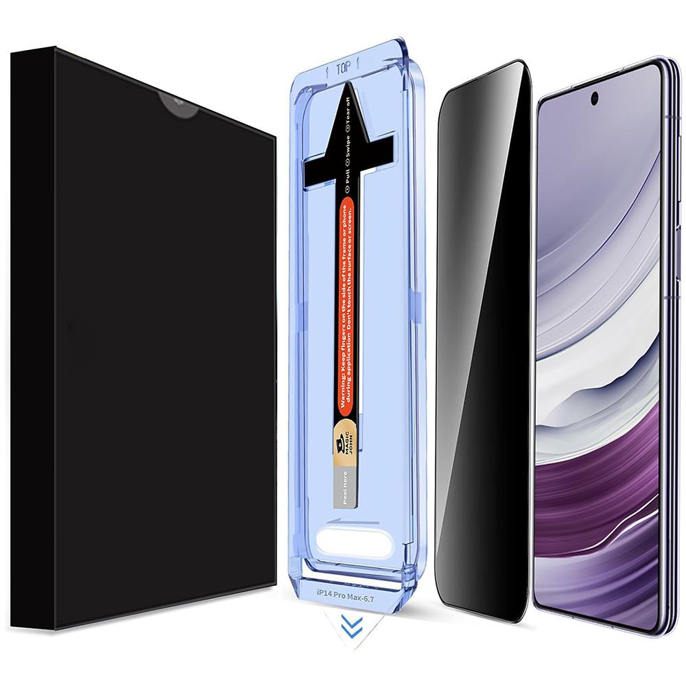 

For Samsung Galaxy S21 Ultra 5G Anti Spy Tempered Glass Screen Protector with Automatic Dust Removal Tool Type A