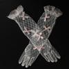 Mesh Bridal Gown Mittens Bowknot Wedding Bridal Gloves New Performance Gloves  Party