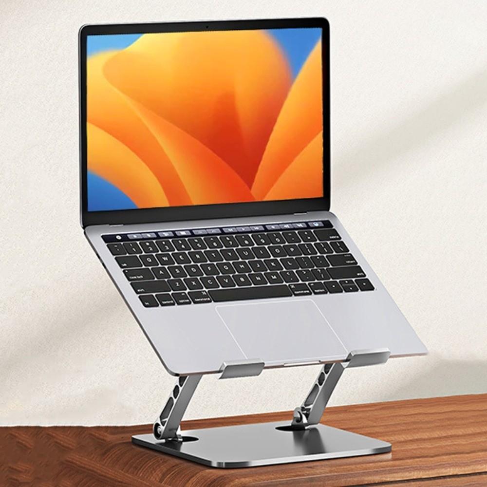 Portable Adjustable Laptop Stand Heat Dissipation Multi Angle Laptop Holder Anti Slip Foldable Laptop Metal Bracket Universal