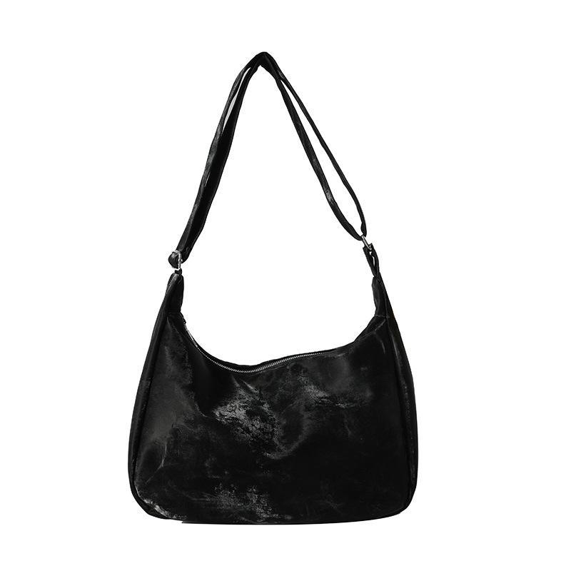 

2024 весна и лето новая модная ретро сумка-тоут повседневная большая вместимость дорожная универсальная сумка-мессенджер женская