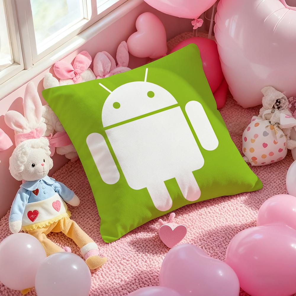 Cool A-Android Cushion Cover Pattern Printed Pillowcase for Living Room Sofa Cushion Cover & Bedroom Decor