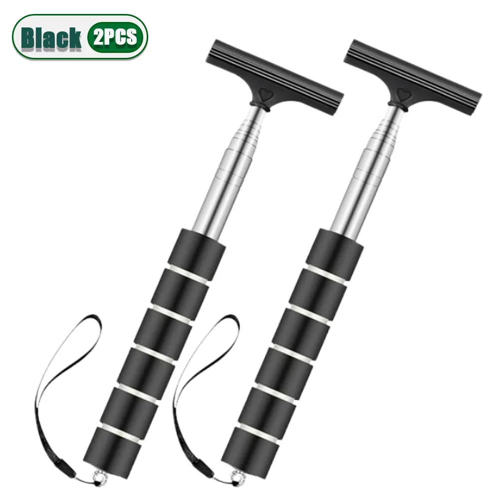 Car Rearview Mirror Wiper Retractable Portable Glass Cleaner Water Remover for Rainy Weather Auto Cleaning Accessories