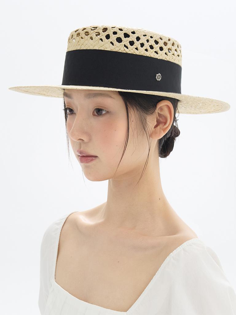 Beulaunhaes Coco Boater Hat - Ivory
