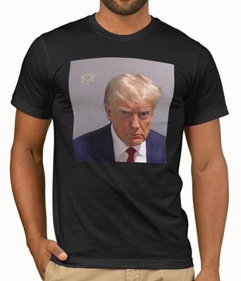 Trump Mugshot T-Shirt Top | Donald TRUMP 2026 Funny Parody Shirt Fake News Tee