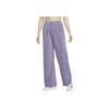 Nike Solid Quick-Dry Thin Wide-Leg Casual Pants Women Bottoms Purple FQ2167-509