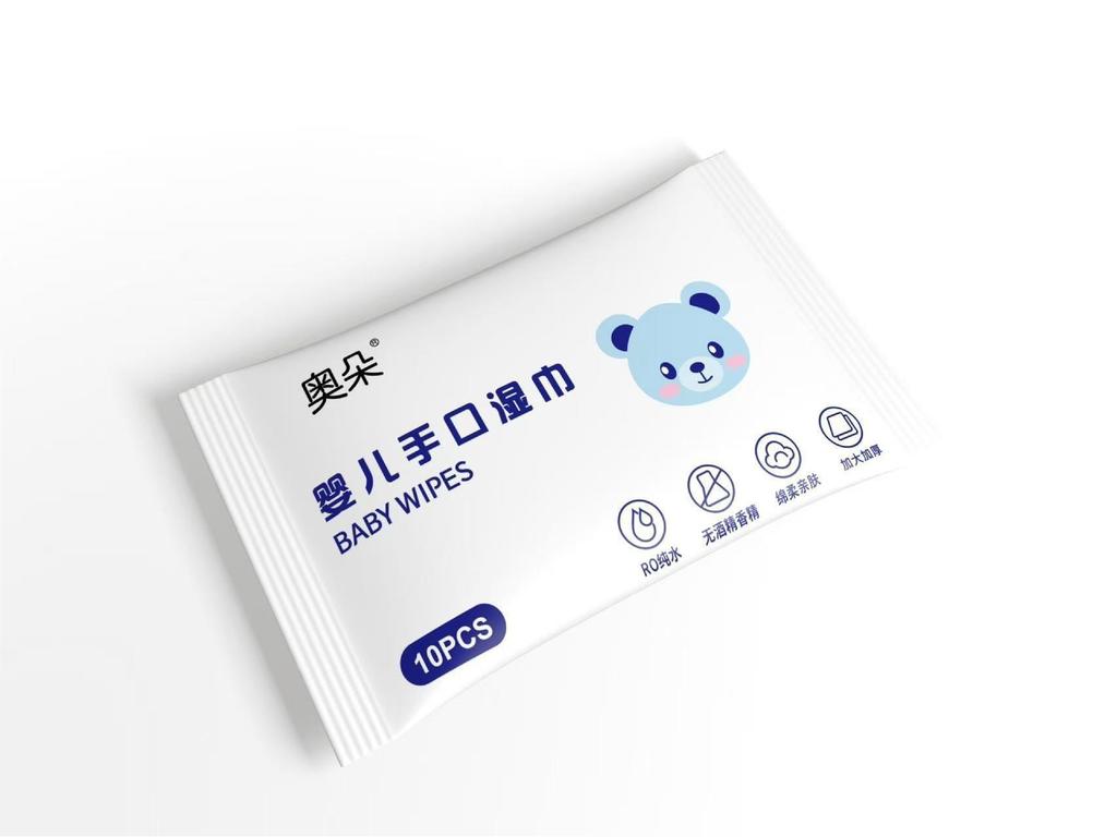 Large Pack Mother & Baby Facial & Hand Cleansing Wipes - Gentle & Specially Designed for Children's Hands and Mouths.