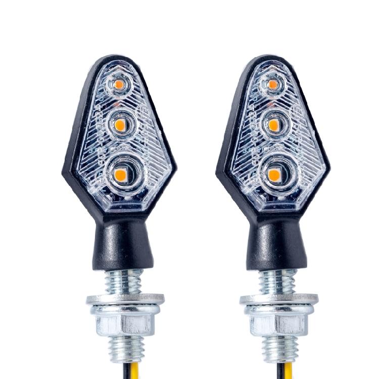 

Versatile LED Motorcycle Directional Lights, 3 Bulbs, 3000K, IP67 Waterproof, Suitable for Various Motorbike Models 2pcs 1 чистий