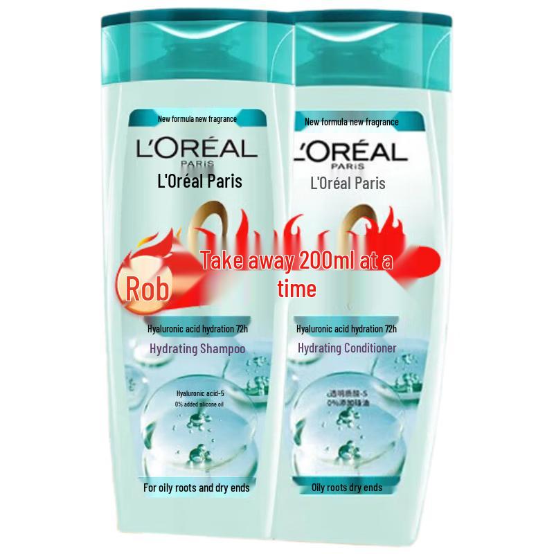L Oreal Hyaluronic Acid Hydrating Shampoo & Conditioner Set