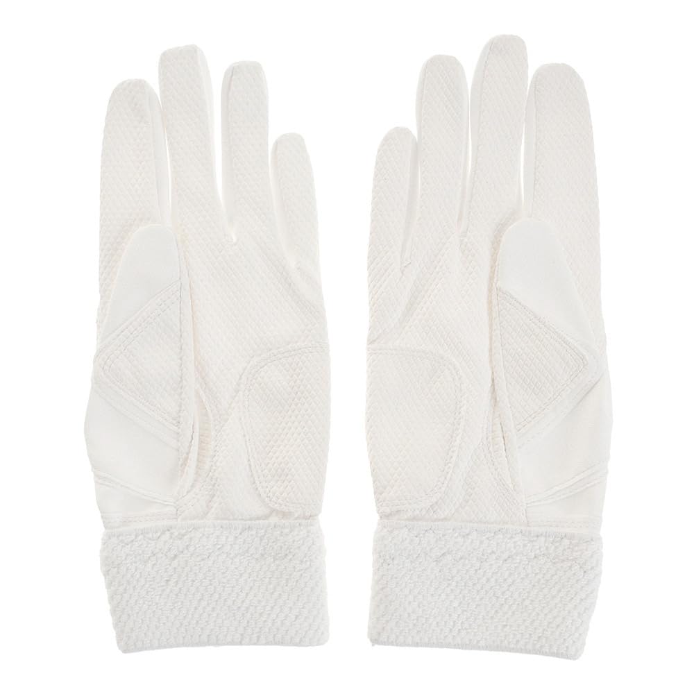 Mizuno Junior Batting Select Nine WG High School Baseball White Gloves, Pair, 1EJEH17010, Approved, (JS/Jr)