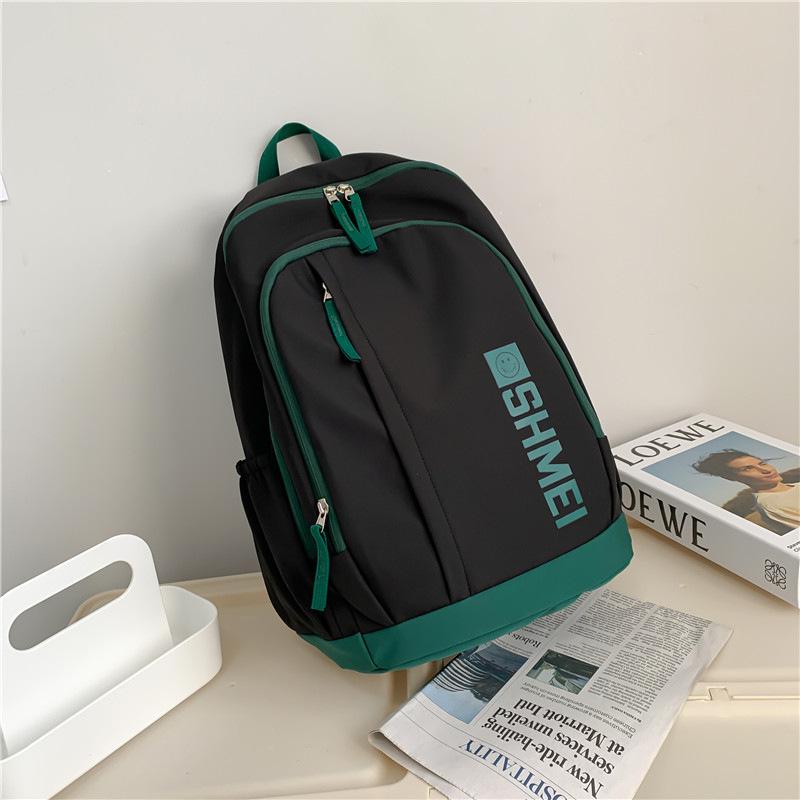 Schoolbag School Bag Female College Student Casual Versatile Large Capacity Backpack Male Junior High School High School Student Niche Design Travel
