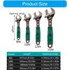 Adjustable Wrenches Multifunctional Double Purpose Adjustable Wrenches 8 10 12 15inch Household Open Bathroom Pipe Wrenc