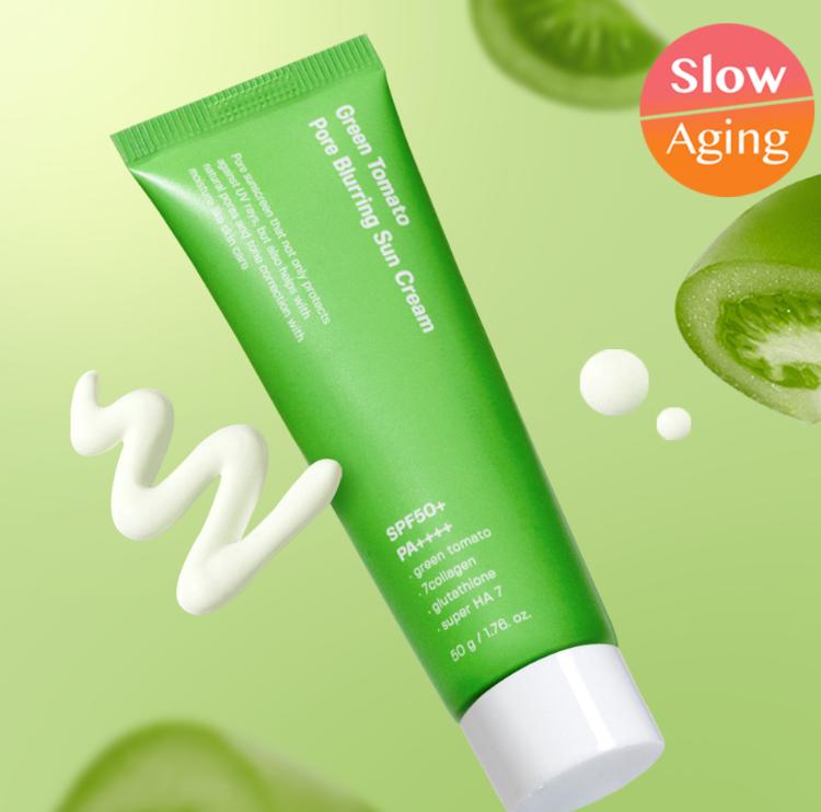SUNGBOON EDITOR Green Tomato Pore Blurring Sun Cream SPF50+ PA++++ 50g