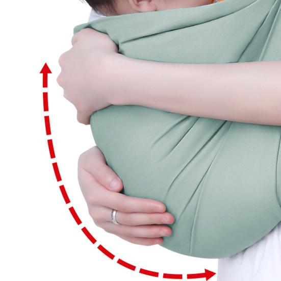 Babytrage Sling Bequem Ergonomisch Uterusdesign Verstellbare Baby Still Puckdecke für Geschenk
