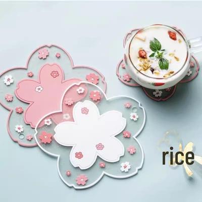 Sakura Heat-Resistant Soft Insulation Mat for Hot Dishes and Bowls