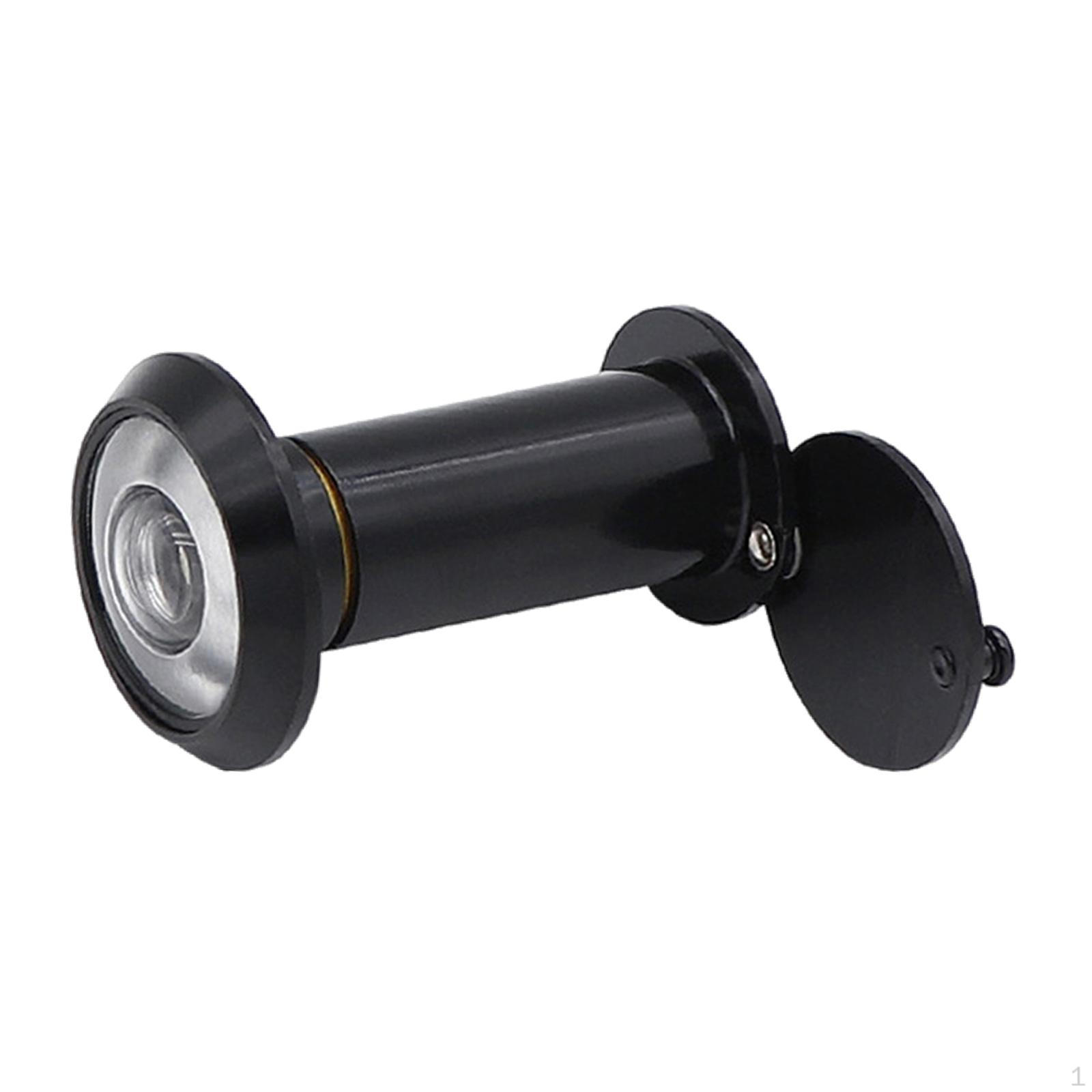 

Дверной глазок 220 градусов многофункциональный апартаменты прочный бытовой с вращающейся крышкой 35 to 60mm black