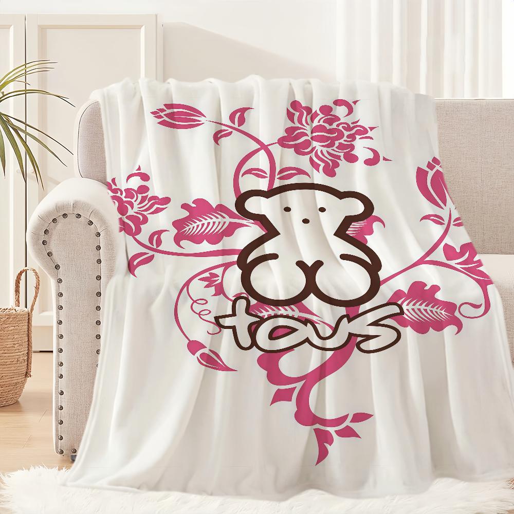 Classic Funny Energetic T TO US B Be Ar S Blanket For Soft Throw Blanket for Picnic Bed Sofa Home Bedroom Cozy Warm Comfortable