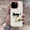 Dachshund Black Stripe Desigh Phone Case For iPhone 17 16 15 14 Plus 11 12 13 Pro Max X XR 17 Air 16E Electroplate Matte Cover