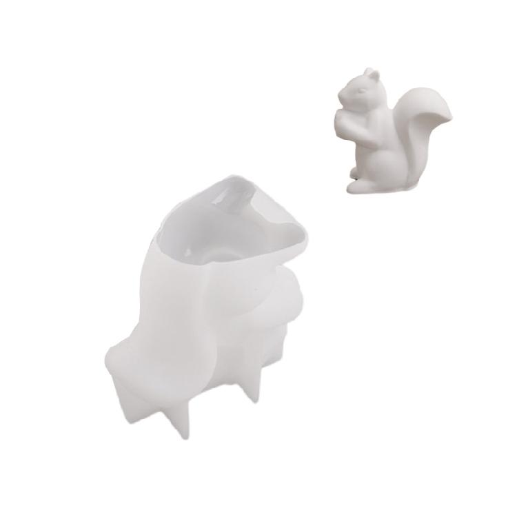 

Multi Purpose Silicone Mold Portable Silicone Squirrel Basket Mold For Artistic Resin And Plaster Crafting
