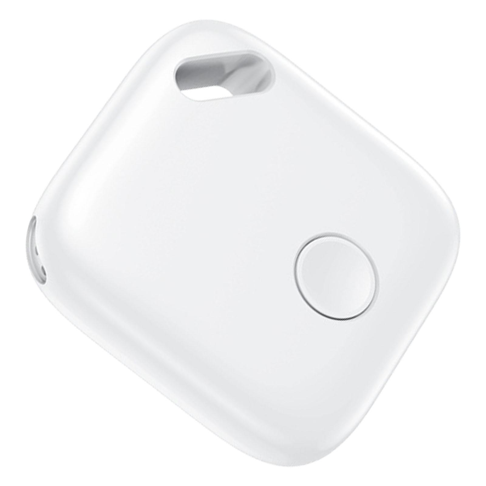 Умный поисковик ключей Локатор GPS-трекер Крепление для предметов Ключи Кошелек Сумка Локатор для iPhone Белый